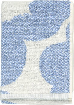 Marimekko Asciugamano ospite Unikko, 30 x 50 cm, crema - azzurro cielo, immagine extra
