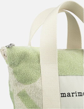 Marimekko Terry Spa Bag, off-white - sage