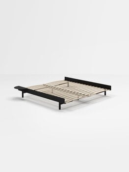 Moebe Bed, 90-180 cm, black