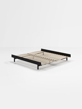 Moebe Bed, 90-180 cm, black