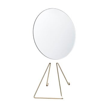 Moebe Standing mirror 20 cm, brass 
