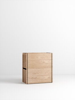 Moebe Storage Box, oak - black
