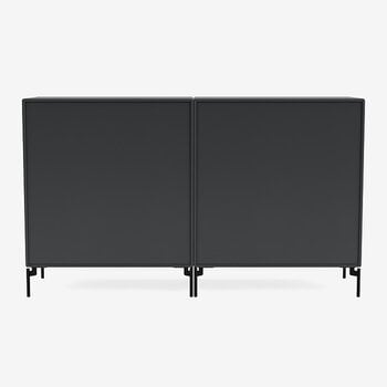 Montana Furniture Pair sideboard, black legs - 04 Anthracite