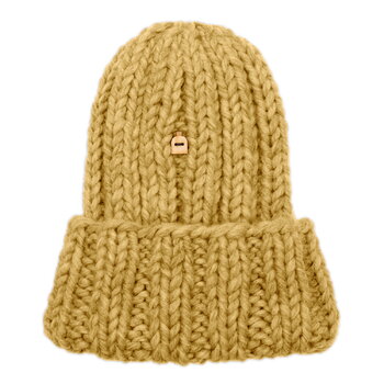 Myssyfarmi Muffi KnitKit for beanie, Seppä, ochre yellow