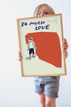 MADO Affiche So Much Love Skateboard, 30 x 40 cm