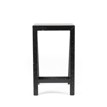 Magis Bureaurama bar stool, 74 cm, black - white splatter