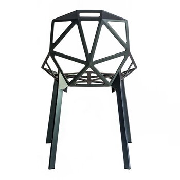 Magis Chair_One, grå/grön målad aluminium
