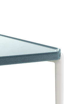 Magis Table basse Tambour, 44 cm, blanc - bleu clair