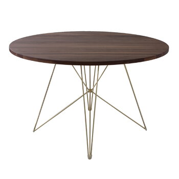 Magis Table XZ3, 120 cm, doré - noyer