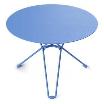 Massproductions Tavolo Tio, 60 cm, basso, blu oltremare