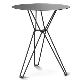 Massproductions Tio Tisch, 60 cm, hoch, Schwarz