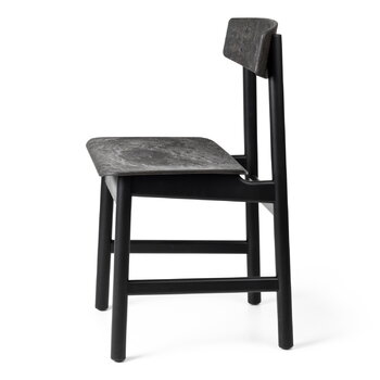 Mater Conscious 3162 chair, black beech - coffee waste black