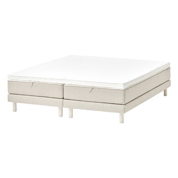 Matri Aina bed, 180 x 200 cm, ivory melange