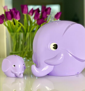 Palaset Maxi Elephant moneybox, lavender