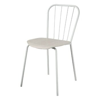 Maze Same Stuhl, Weiß – Eiche weiß