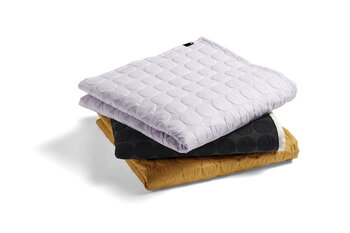 HAY Mega Dot bed cover, black - cream