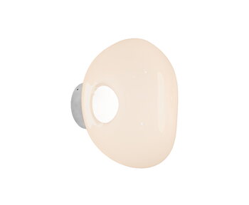 Tom Dixon Melt Surface Mini LED seinävalaisin, opaali - hopea, tuotteen lisäkuva
