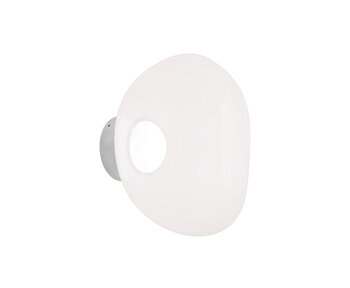 Tom Dixon Melt Surface Mini LED seinävalaisin, opaali - hopea, tuotteen lisäkuva
