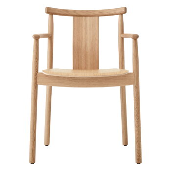 Audo Copenhagen Merkur dining chair with armrest, oak