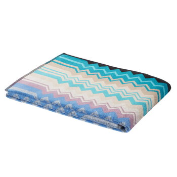 Missoni Home Giacomo kylpypyyhe, 70 x 115 cm, 170 turkoosi monivärinen, tuotteen lisäkuva