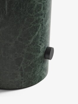 &Tradition Mist table lamp AP17, Guatemala Verde marble - opal glass