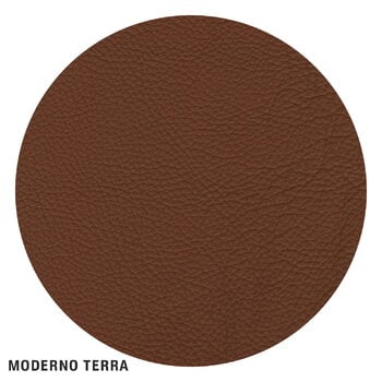 Interface Bug ottoman, terra leather Moderno