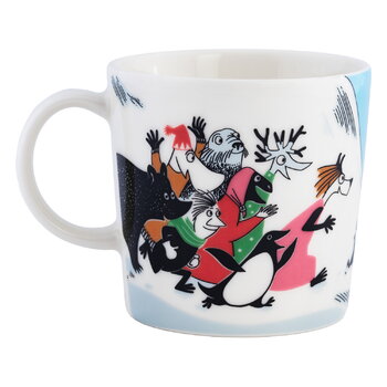 Moomin Arabia Moomin mug, Ski Jumping