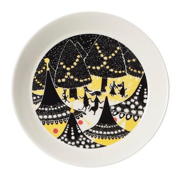 Arabia Moomin plate set, Yellow & Hurray!