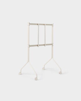 Pedestal Mobile TV Moon Rollin' Tall, perla, immagine extra