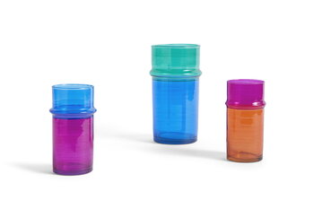 HAY Vaso Maroccan, S, blu - verde