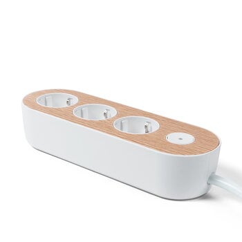 MyNolla MyNolla power strip, white - oak, extra image