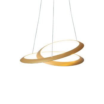 Nemo Lighting Lampada a sospensione Kepler Petite, luce diretta 2700K, oro, immagine extra