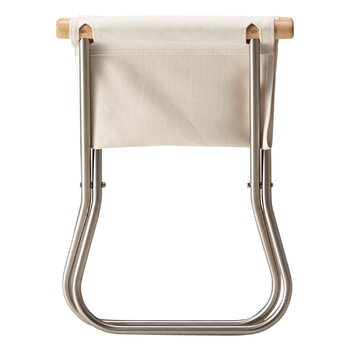 Nychair X Nychair X ottoman, beech - white