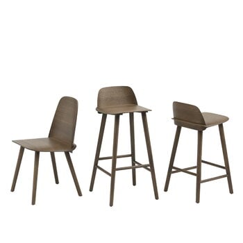 Muuto Nerd chair, stained dark brown, extra image