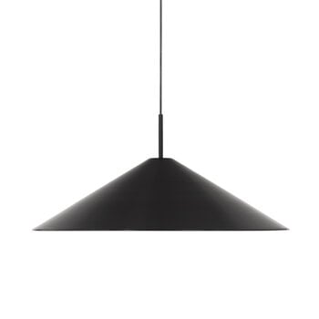 New Works Lampada a sospensione Brolly, 70 cm, nero anodizzato