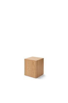 New Works Mass side table with drawer, oak