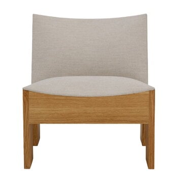 New Works Tenon lounge chair, oak - Ruskin 010, extra image