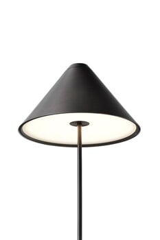 New Works Brolly portable table lamp, black steel