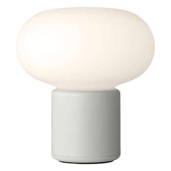 New Works Karl-Johan portable table lamp, light grey