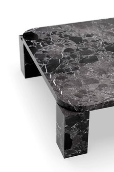 New Works Tavolino da salotto Atlas, 82 x 82 cm, marmo nero