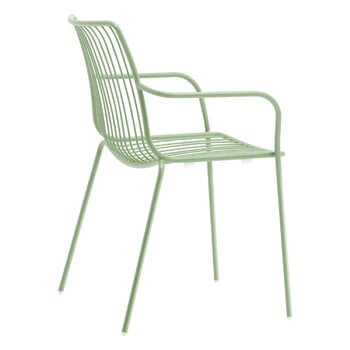 Pedrali Nolita 3656 käsinojallinen tuoli, salvianvihreä