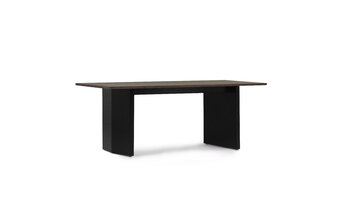 Normann Copenhagen Tavolo Panel, 90 x 200 cm, nero - marrone scuro