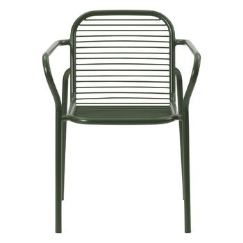 Normann Copenhagen Vig käsinojallinen tuoli, tummanvihreä