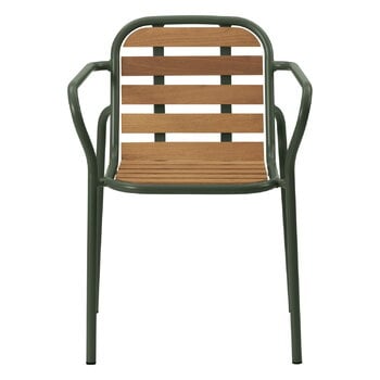Normann Copenhagen Vig käsinojallinen tuoli, Robinia puu - tummanvihreä