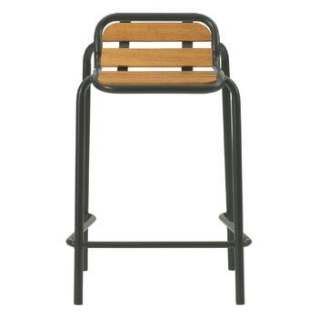 Normann Copenhagen Vig barstol, 65 cm, robiniaträ - mörkgrön