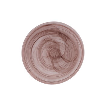 Normann Copenhagen Assiette en verre Cosmic, 16 cm, marron