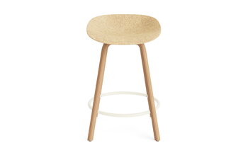 Normann Copenhagen Mat baarijakkara, 65 cm, pyökki - cream steel - hemp, tuotteen lisäkuva