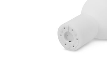 Yo portable table lamp, small, white