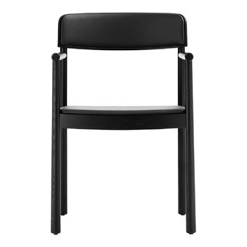 Normann Copenhagen Timb tuoli käsinojilla, musta - Ultra nahka musta