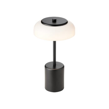 Nuura Lampada da tavolo portatile Blossi Mini, nero - opale, immagine extra